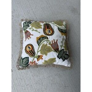 12x12  Bella luxury  Fruit Punch Green Yellow  Floral Tapestry Pillow Cover